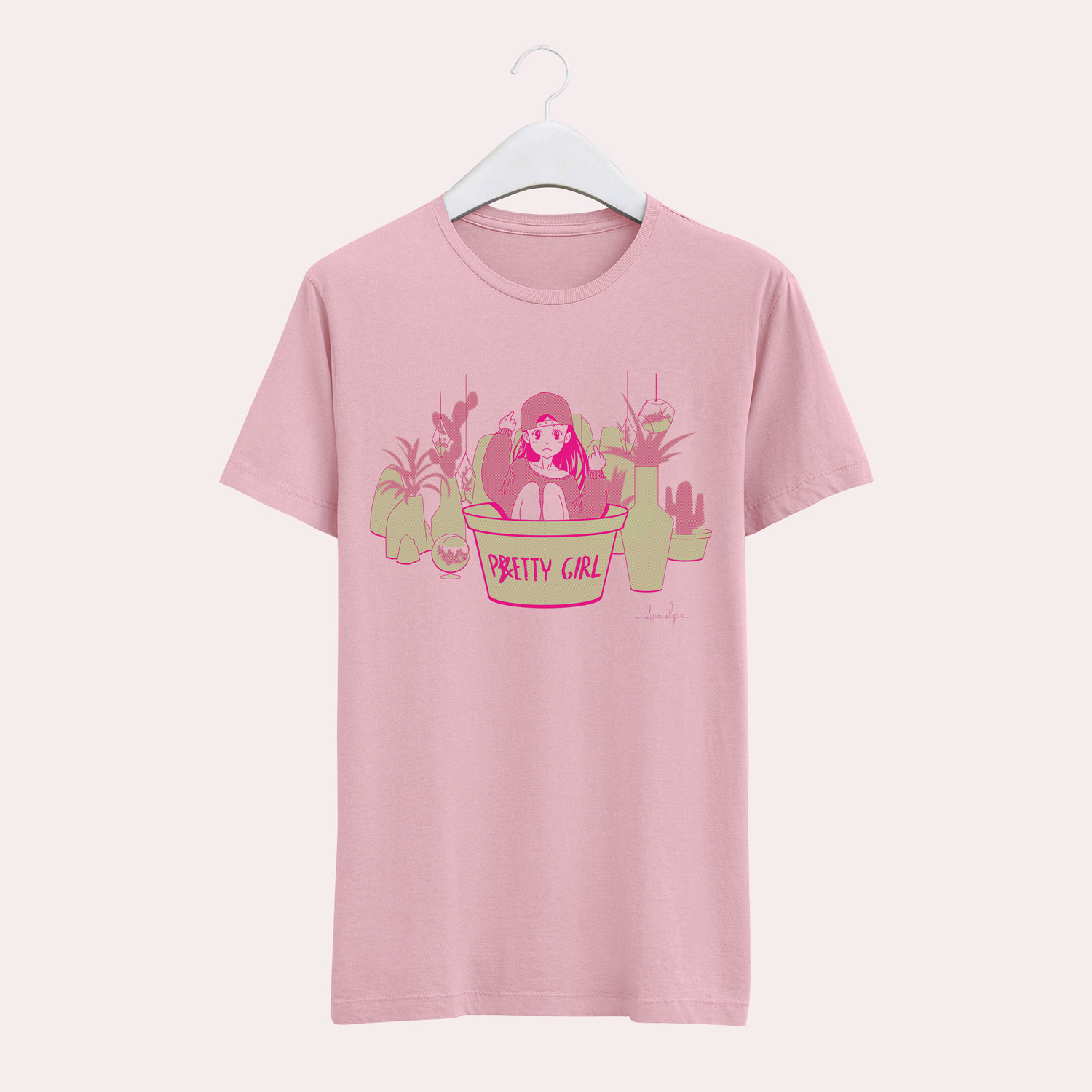 Petty Girl Pink T-shirt – apocalyss