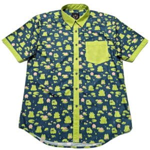 Frogs Button Up Shirt